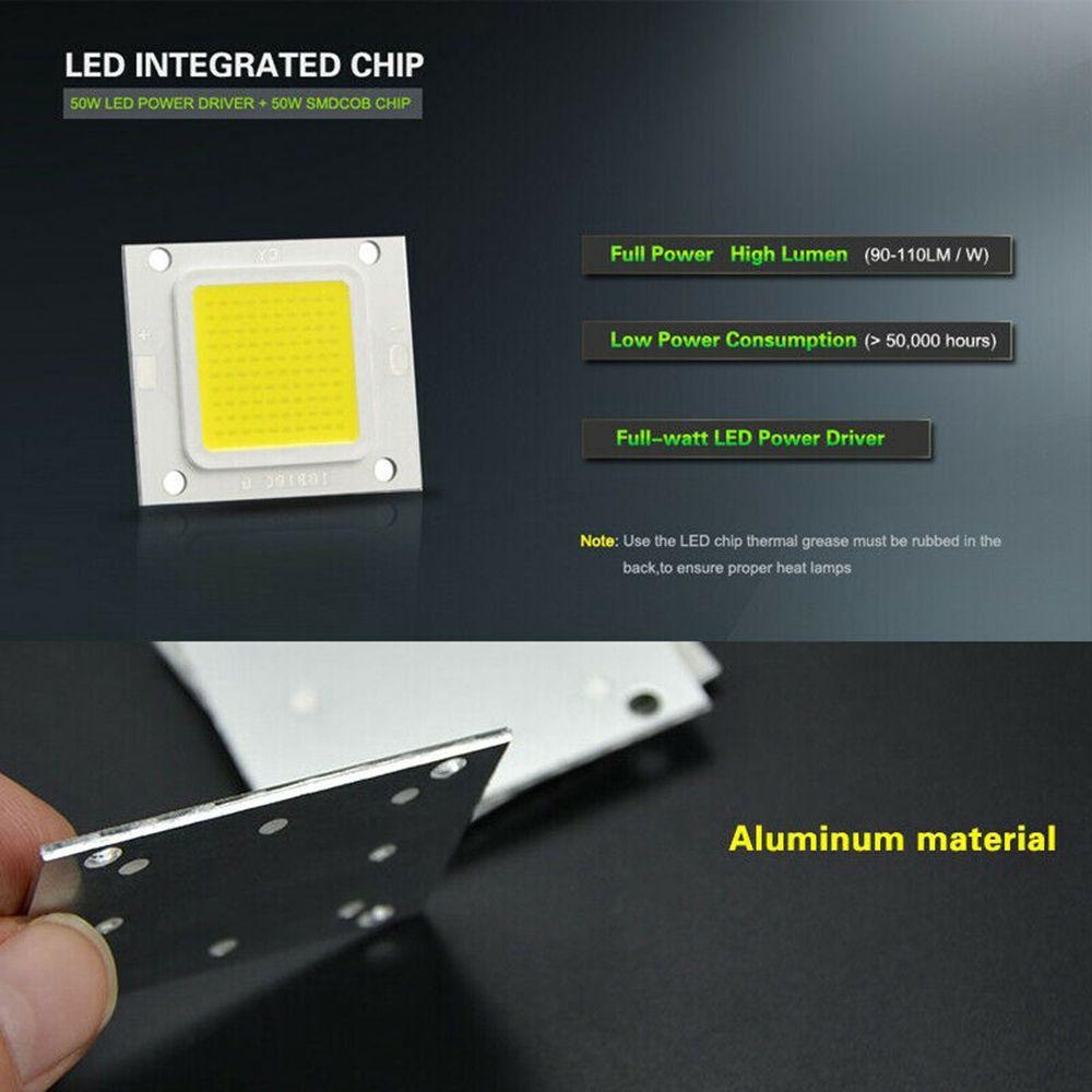 For Flood Bulb Lamp Light Source LED COB Chip 10W 20W 30W 50W 70W 100W with Power Supply Driver
