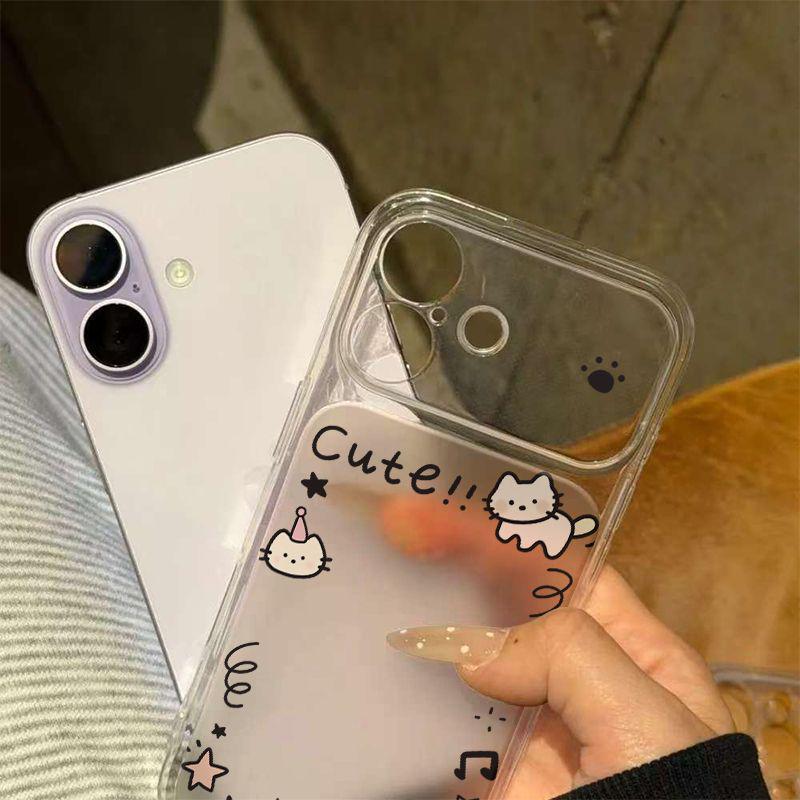Kawaii Cartoon Kittens Case for 17ProMax16, 15Pro, 14/13Pro iPhone 17 Air