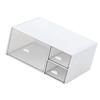 Large Desk Organizer Drawers Multipurpose Clear Stationery Cosmetic Storage Bins for Office Vanity