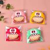 100Pcs Cute Cartoon Monster Cookie Candy Self-Adhesive Plastic Cookie Bags Supplies Christmas Packaging