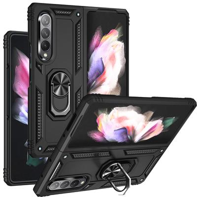 Dual Layer Kickstand Ring Holder Case For Samsung Galaxy Z Fold3 Fold4 Fold 4 5g Fold 3 Anti -Slip Cell Phone Cove Funda Capa