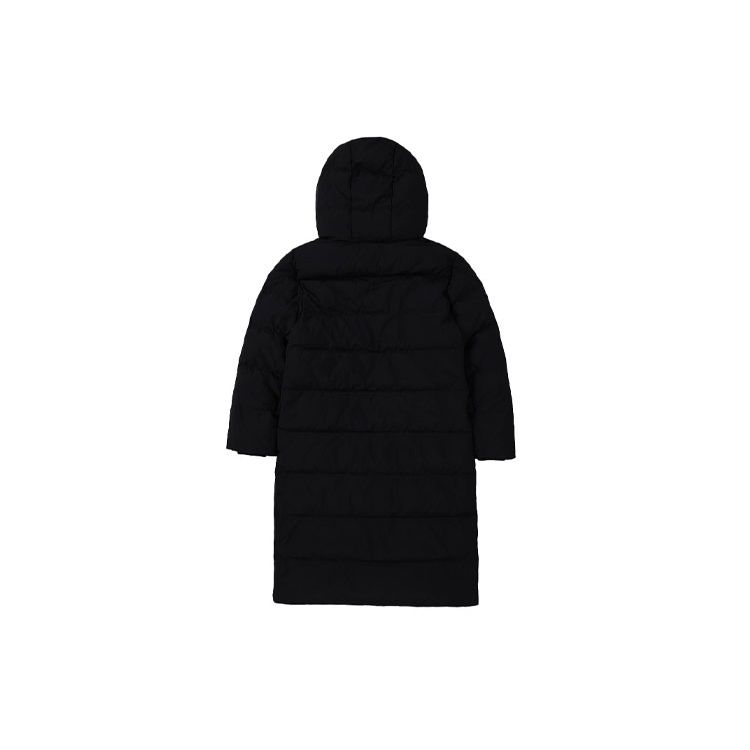 MLB Lässige Warme Daunenjacke mit langem Kapuze Unisex Oberbekleidung Schwarz 3ADJJ0716-50BKS