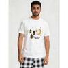 Men's Apparel, Minimalist Fashion Digital Printed Short Sleeves Lightweight Breathable Basic T-shirt