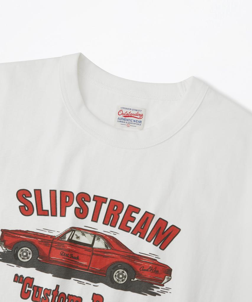 OUTSTANDING Mot Series Tee(Race)_Off White