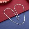 925 Sterling Silver 16-30 Inch Wedding Jewelry Fashion Gift Necklace