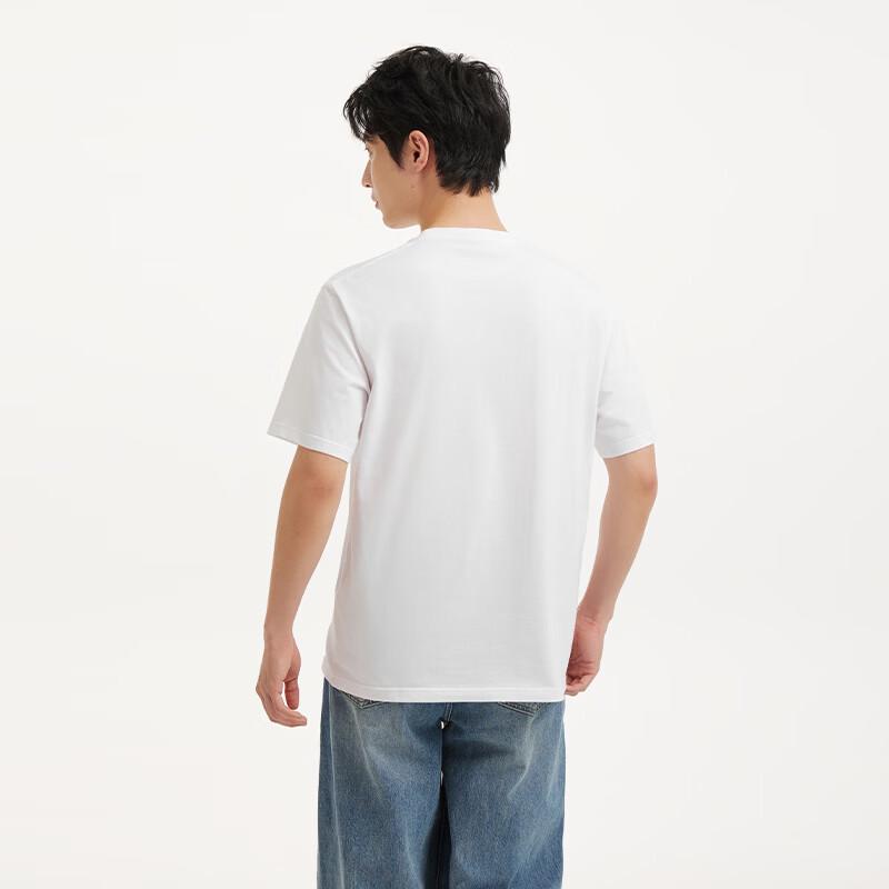 Hotwind Men's Basic Letter Short Sleeve Tee