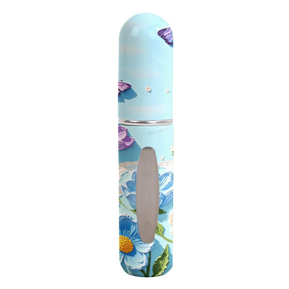New 5ml Mini Perfume Bottle Refillable Portable Empty Cosmetic Containers Empty Storage Sprayer Spray Rotating Bottle