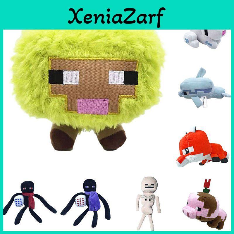 Adorable Minecraft Creeper Enderman Pig Bear Plush Toys For Kids And Collectors