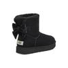 UGG Mini Bailey Bow Crushed Velvet Boot 'Black' Women's 1138172-BLK