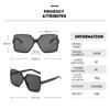 Women Sunglasses Square Oversized Eyewear Personalized Cat Eyes Colorful Sun Glasses Trend Eyeglasses Uv400 Curtain for Woman