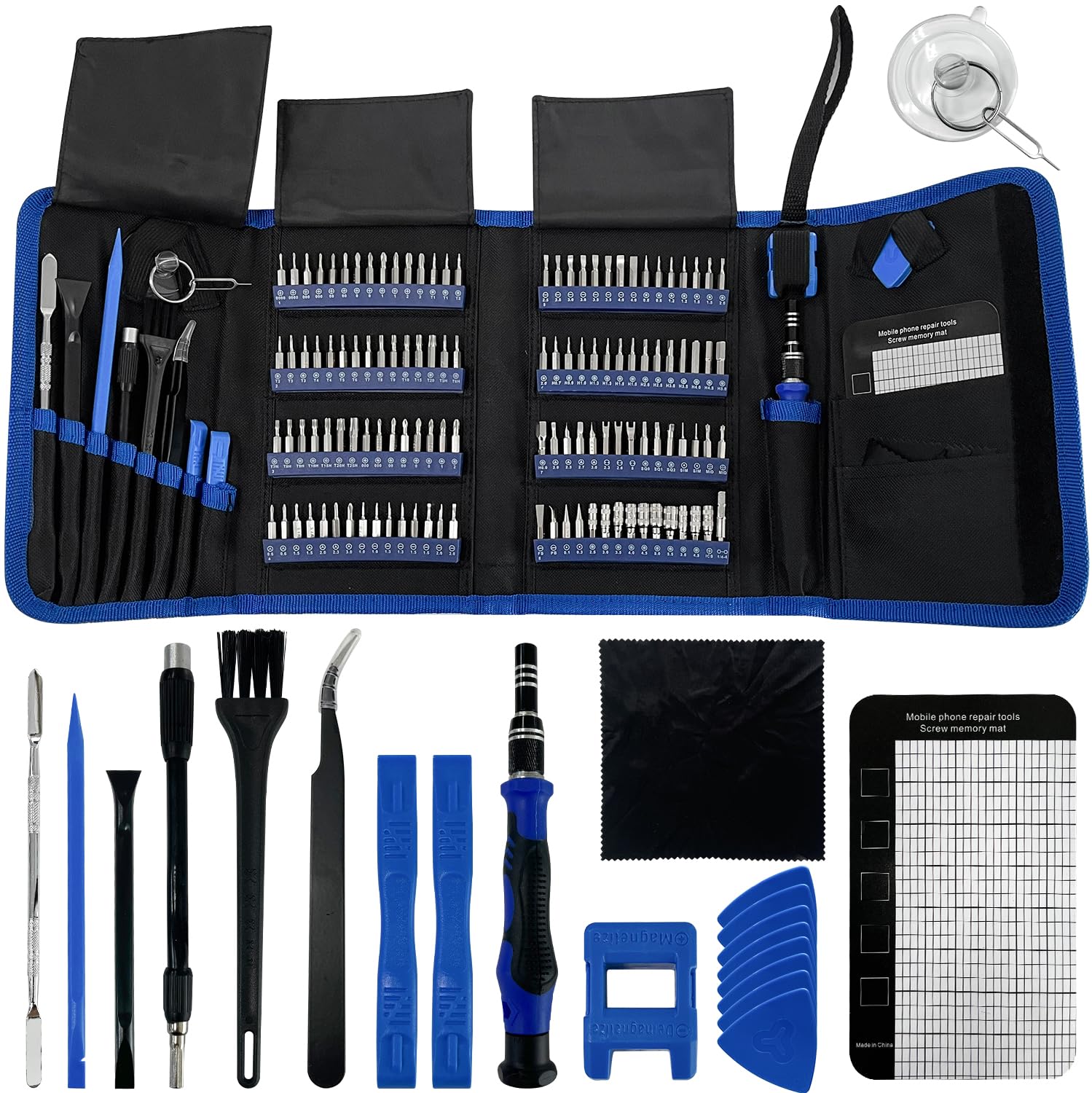 Socpuro Ручная прецизионная отвертка 120 Хром-ванадий и другая специальная магнитная отвертка с удлинителем для ремонта электроники и включает