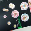 Genuine Crayon Shin-Chan 3D Oil-Filled Quicksand Sticker Scrapbook Diary Decor Stickers Water Mug Phones Laptop Decals Girl Gift