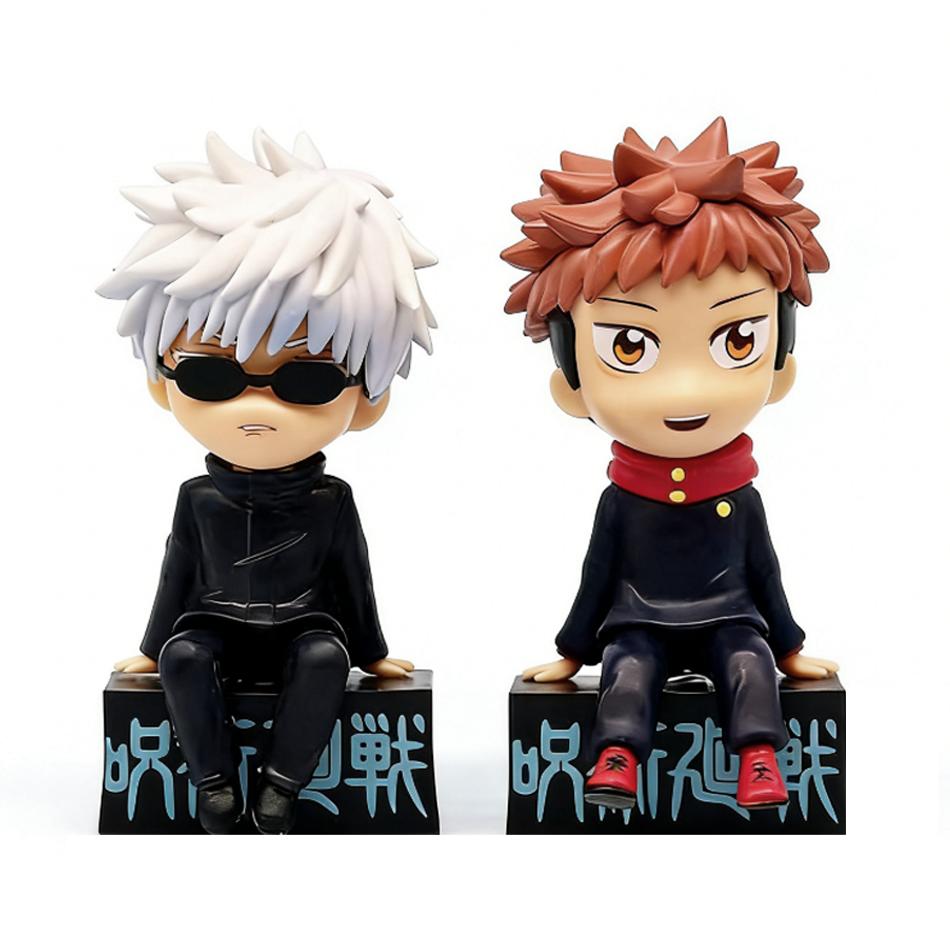 11cm Jujutsu Kaisen Anime Figur Chibi Sitzende Serie Satoru Gojo/Geto Suguru Actionfigur Fushiguro Toji/Okkotsu Yuta Figur