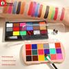 Multicolor Water-Soluble Face Paint Set for Stage, Halloween, and Kids' DIY Makeup