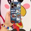 Applicable to Apple 17promax denim cat kt16 silicone 12 soft 15 all-inclusive iphone14 sets of 13 mobile phone cases