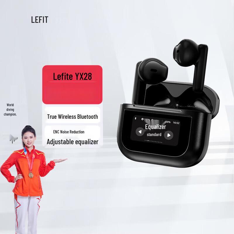 

Lefit True Wireless Bluetooth Headset with LED Color Display