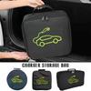Car Charging Cables Storage Bag Jumper Carry Bag For Electric Vehicle Charger Plugs Sockets Charging Equipment Container