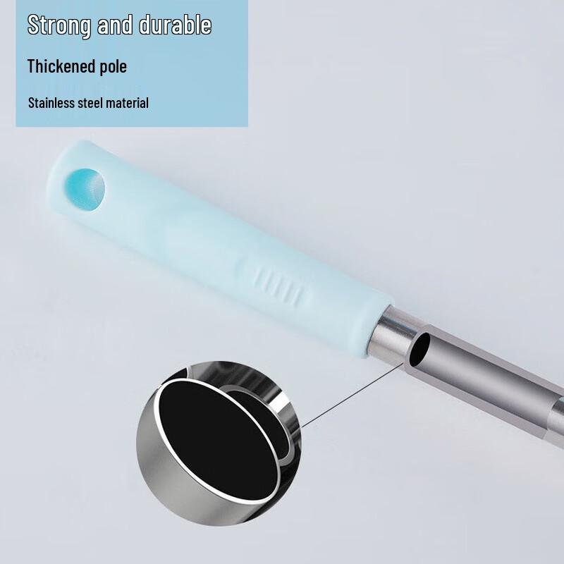 Wall-Mounted Stainless Steel Toilet Brush Set