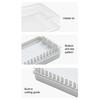 Clear Butter Dish Cheese Storage Container with Lid Butter Keeper for Refrigerator Stackable Easy-Clean Butter Holder for Kitchen Organization