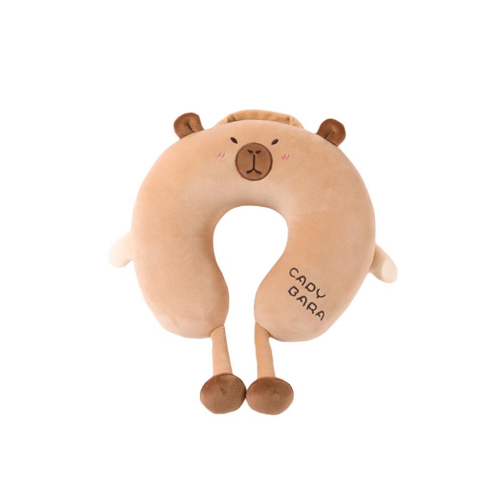 Adorable Cartoon Fruit Shape Neck Pillow PP Cotton Fluffy Office Nap Pillow Soft Slow Rebound Travel Pillow Adult коричневый 2450₽