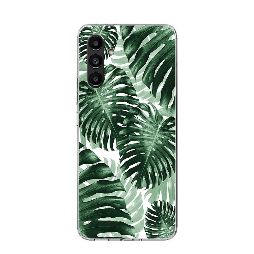 Summer Tropical Plants Green Leaf Phone Case For Samsung Galaxy A16 A26 A36 A56 A15 A14 A13 A55 A54 A53 A35 A34 A33 A25 A24 A23