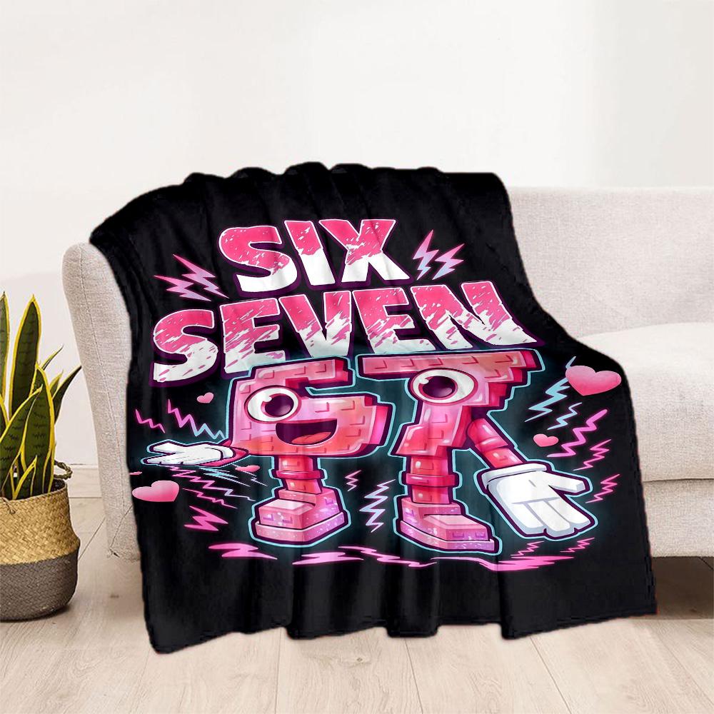 Sixty-seven Blanket,Suitable for sofas, offices, travel, living rooms, Gifts to relatives and friends, Blanket,Suitable for all seasons.
