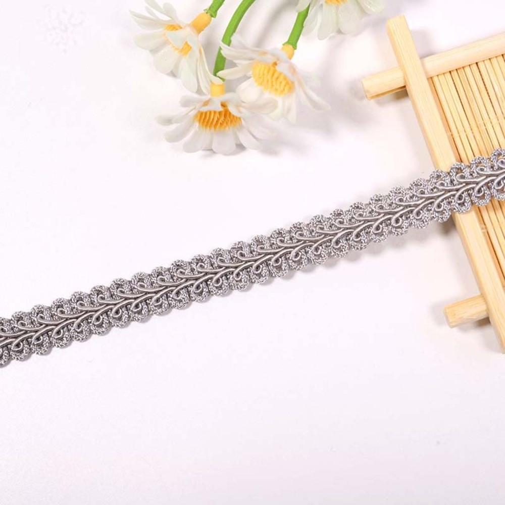 40M Length 1.2cm Wide Bright Hue Lace Trim Color Herringbone Woven Trim Lampshade Ornament
