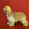 Chapeau Tricoté pour Chien d'Hiver Oreilles Découvertes Couvre-chef Coupe-vent Chaud Mode Bandeau pour Chat Automne Hiver Boule de Fourrure Accessoires de Déguisement pour Animaux