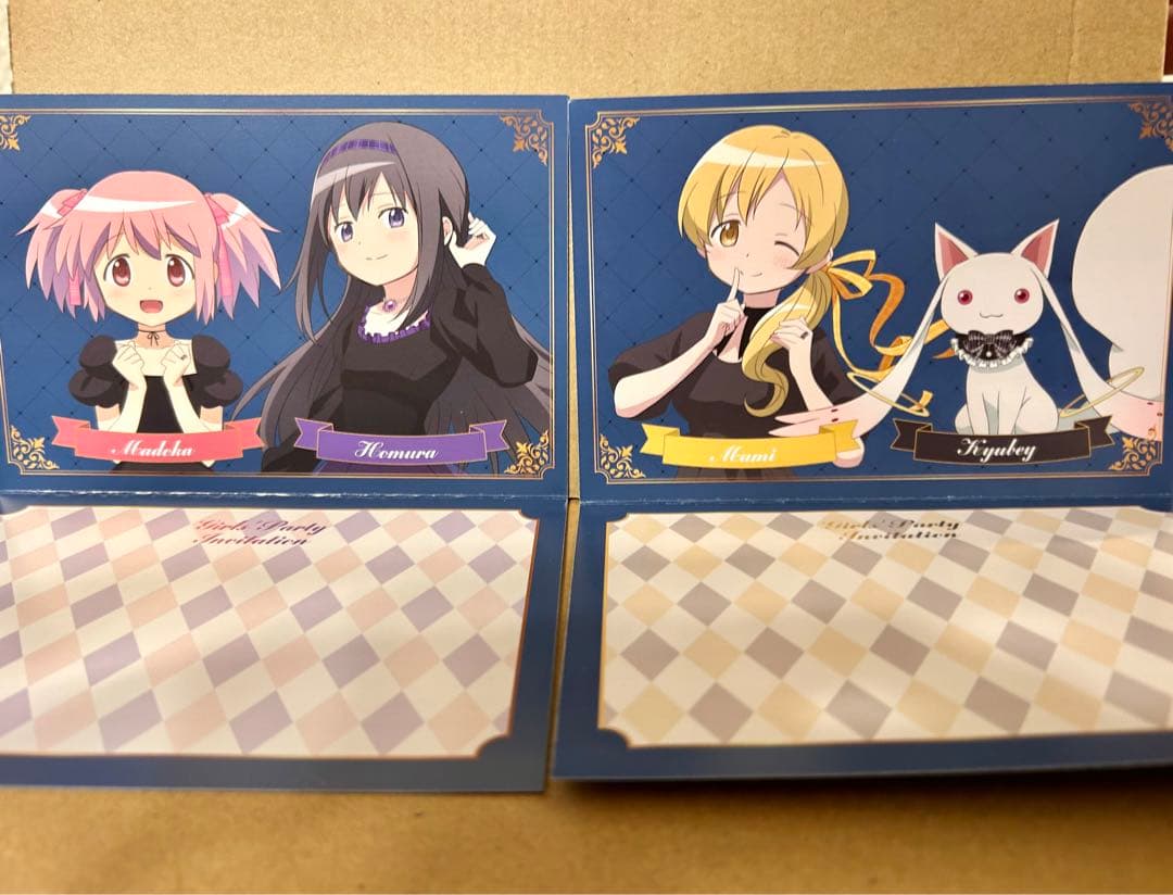 [USED] Puella Magi Madoka Magica Madoka Magica Girls Part Cafe Reservation Bonus (2 items)