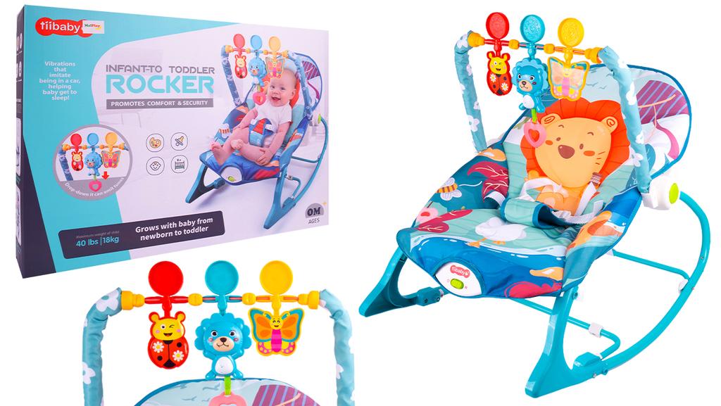Blue Lion Baby Vibration Rocking Chair and Bouncer