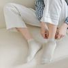 Women's Summer Thin Sweat Absorbing Breathable Moon Boneless Short Tube Socks