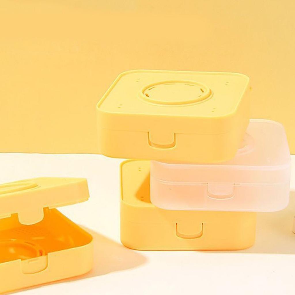 Powder Puff Storage Box Home Travel Portable Fashionable Breathable Makeup Puff Container Case for Women