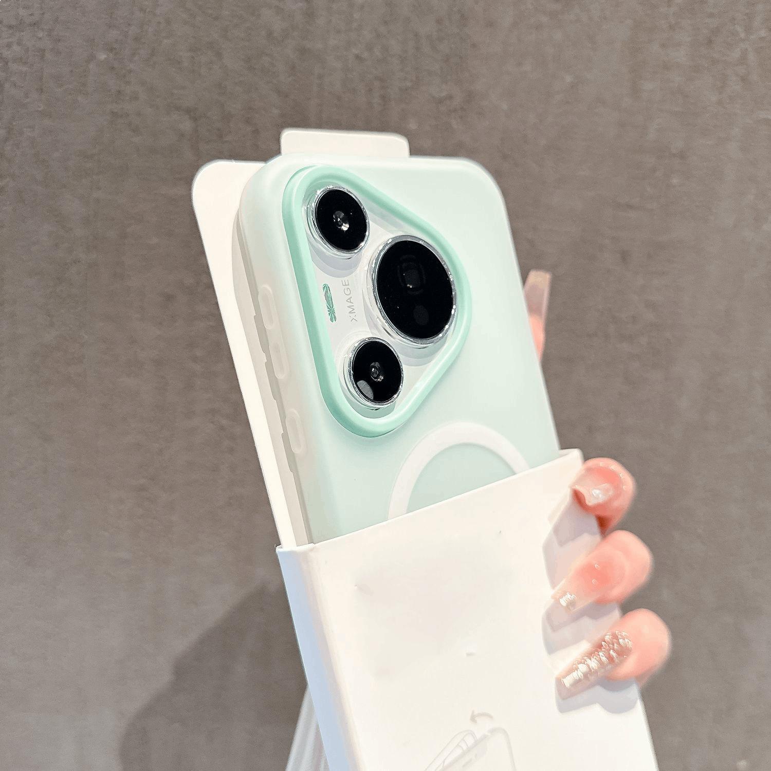 

Матовый конфетный бампер 2 в 1 для чехлов MagSafe для Huawei Pura 80 70 60 Mate 70 60 50 Pro Ultra Магнитная гелевая защитная крышка Huawei Pura 80