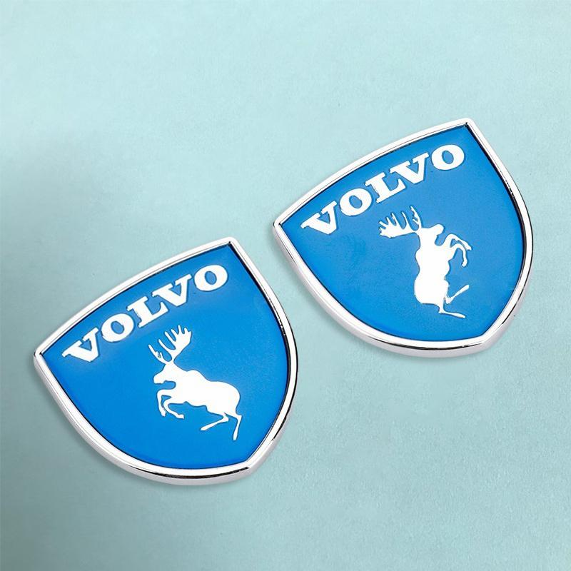 3.8x3.8cm Car Badge Sticker Body Trunk Decoration Decal Modification Accessories For Volvo XC60 S60 V40 V60 S90 XC90 C30C70 EX90 HQ8