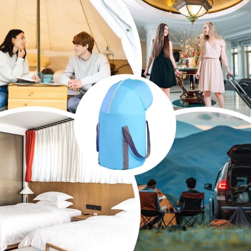 Foldable Foot Bath Bucket | Foot Washing Bag with Knee Cover | Portable Foot Bath Basin for Pedicures, Foot Spa, Travel, Outdoors, and Laundry