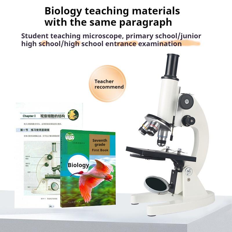Optical Microscope for Primary and Secondary School Biology Science Popularization Teaching for Children