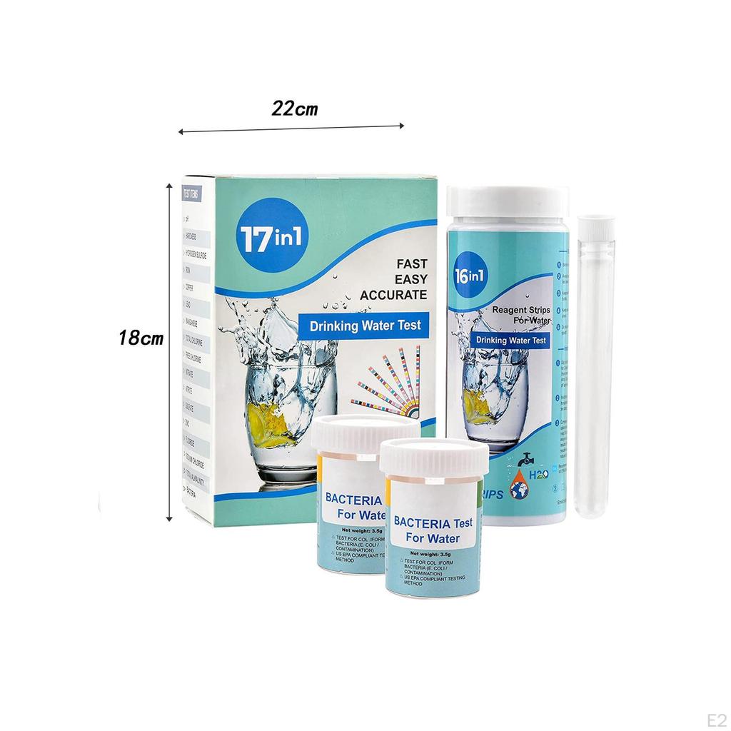 Water Testing Set Home Tap and Well Test Set,Quick Accurate Professional Quality