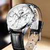 New Watches Men's Automatic Belt Waterproof Luminous Calendar Watch Fashion Quartz Watch Tiktok Wrist Watches for Men Clock