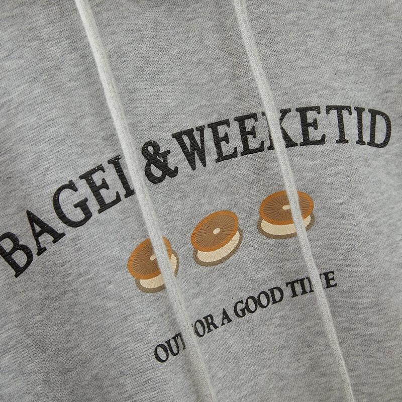 Tachi Women's Hooded Loose Fit Graphic Print Long Sleeve Sweatshirt