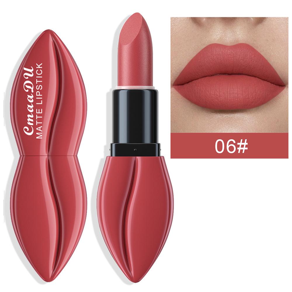 CmaaDu Matte 10-Color Velvet Lipstick - Long-Lasting, Moisturizing, Fade-Resistant