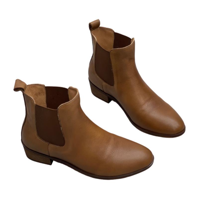 The New Top Boots Are Fashionable, Retro and Versatile, Casual Single Boots, Retro Women's Boots and Women's Shoes