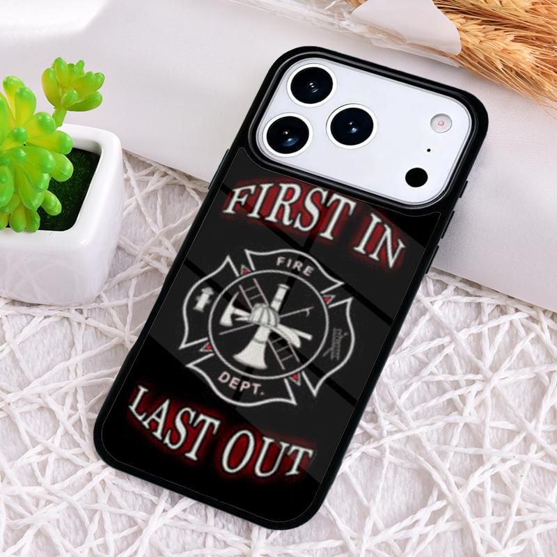 Firefighter Fireman Logo Symbol Phone Case for iPhone 17 Air 16 15 11 12 14 13 Pro Max Shockproof Cover