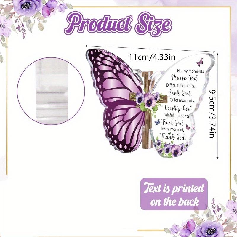 "Praise God" Butterfly Scripture - Inspirational Christian Keepsake with Photography Utility