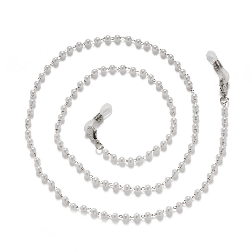 Fashion Pearl Glasses Chain Metal Anti-loss Sunglasses Lanyard Multi-purpose Neck Strap Cords For Women Glasses