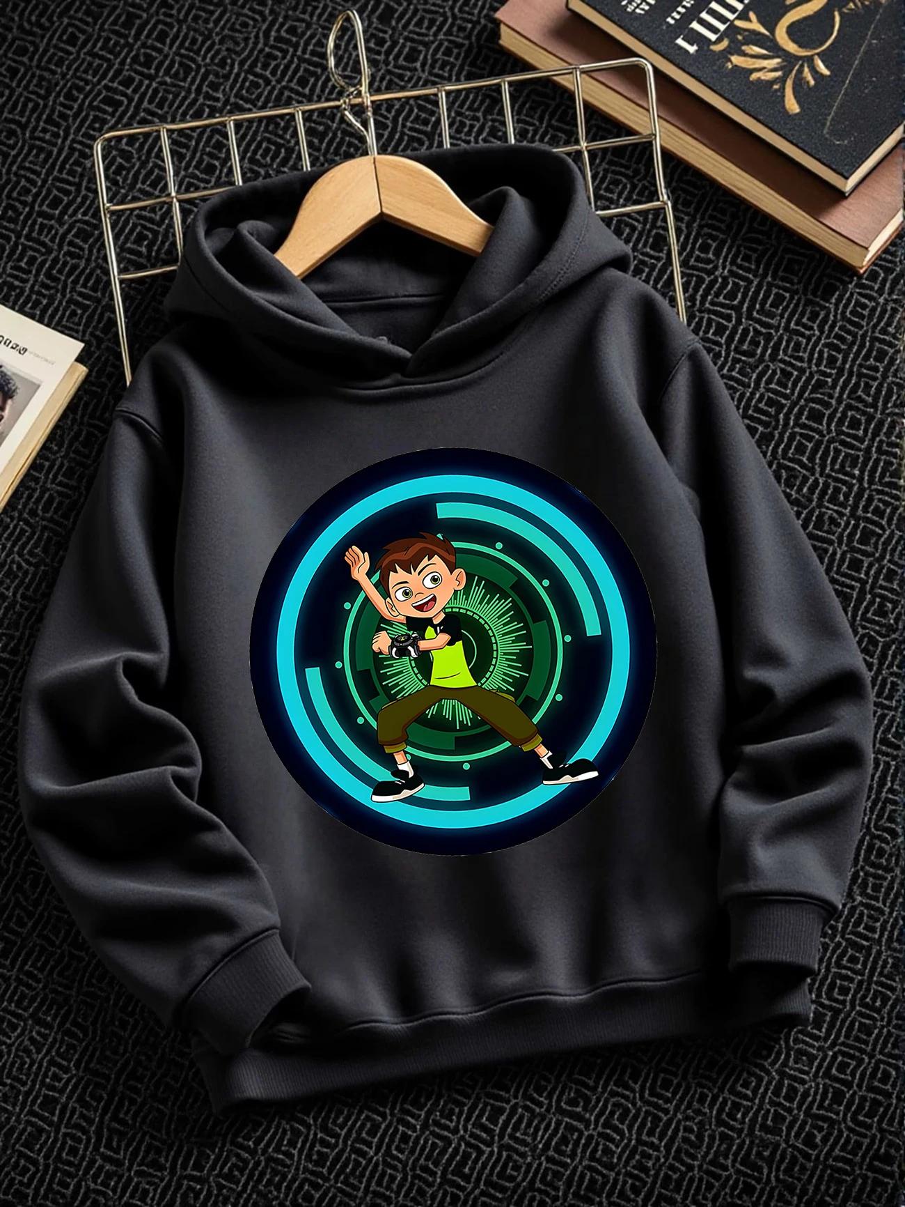 Ghostfreak Ben 10 Zip Up Hoodie Summer Cute Crewneck Casual 3-14 Years 100