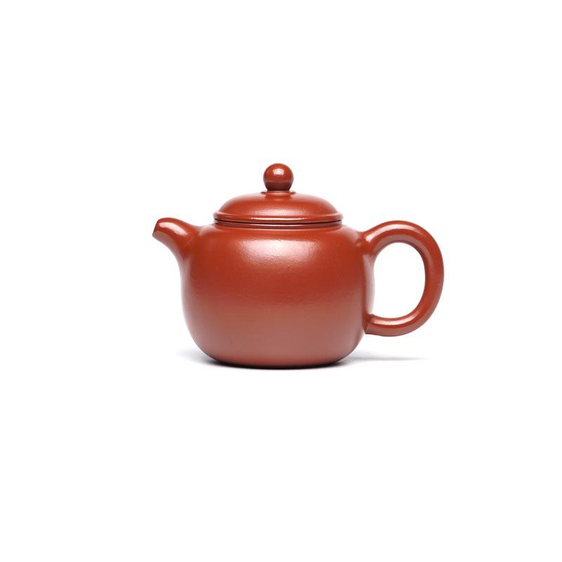 Handcrafted Yixing Zisha Zhu Ni Gourd Teapot by Famous Master