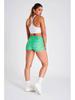 Strawberry Donut High-Waist Yoga Shorts - Women's Printed Fitness & Sportswear.