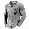 New POLO Shirt Zip Long-sleeved Lapel Men's Sweatshirt Casual Tops Tide