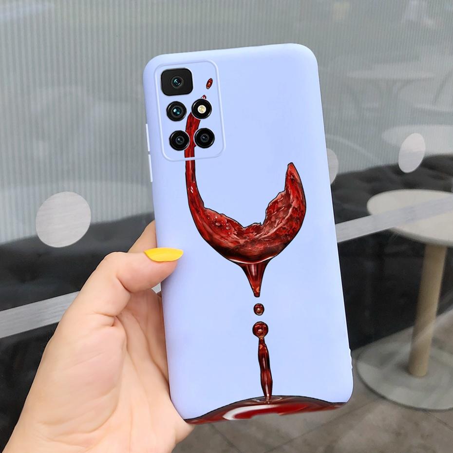 Case For Redmi 10 2022 Stylish Girl Flower Painted Cover For Xiaomi Redmi 10 Coque Fundas Redmi10 4G Soft Silicone Bumper