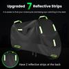 210D Motorcycle Cover: Rain & Sunproof with Reflective Strips